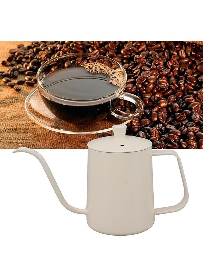 إبريق شاي وقهوة سعة 350 مل بفوهة طويلة للصب الدقيق، تصميم عملي للتحكم في التدفق، مناسب لتحضير الشاي والقهوة للاستخدام اليومي في المنزل أو المكتب - Image 3